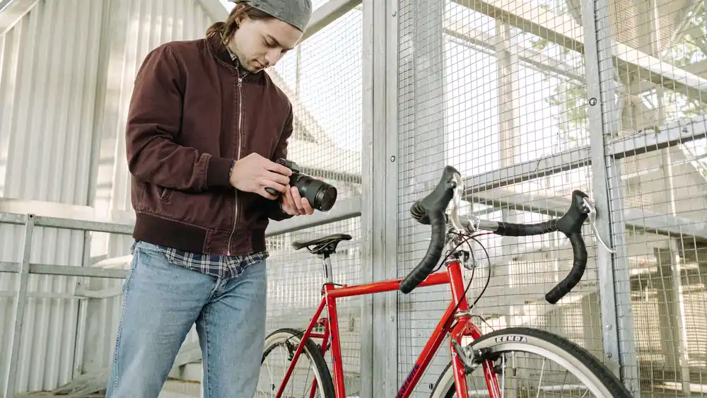 Inspecting a used bicycle before buying